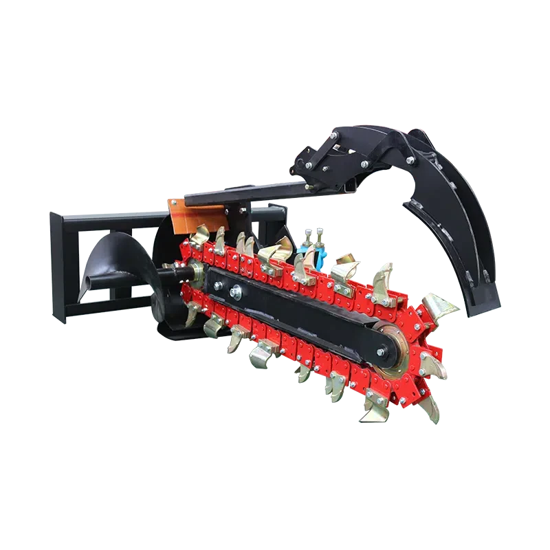 Excavator trencher product photograph