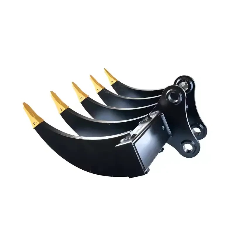 Curved tines and replaceable tips