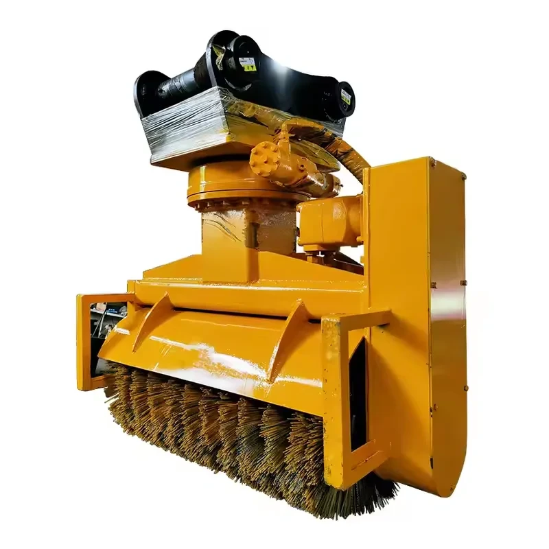Excavator sweeper manufacturer series product photograph