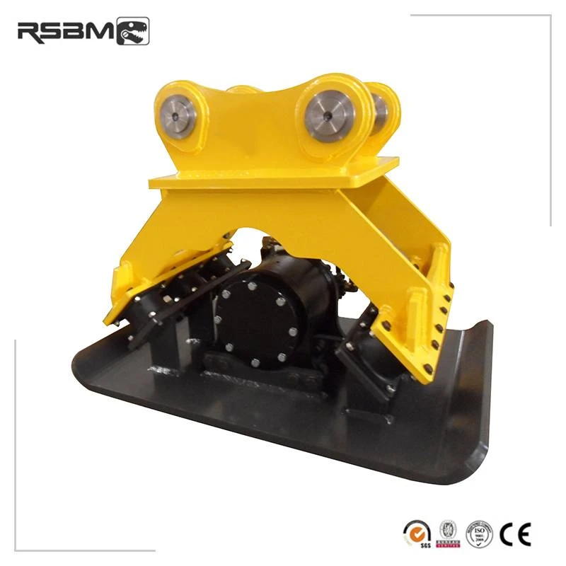Excavator hydraulic plate compactor