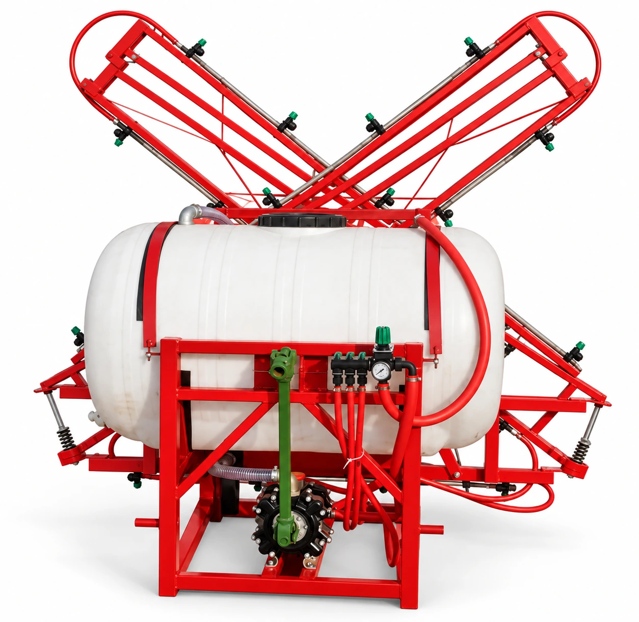 Mounted boom sprayer