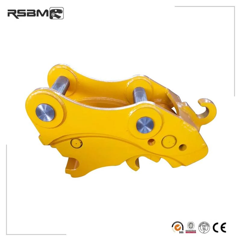 Mechanical pin-grabber quick coupler