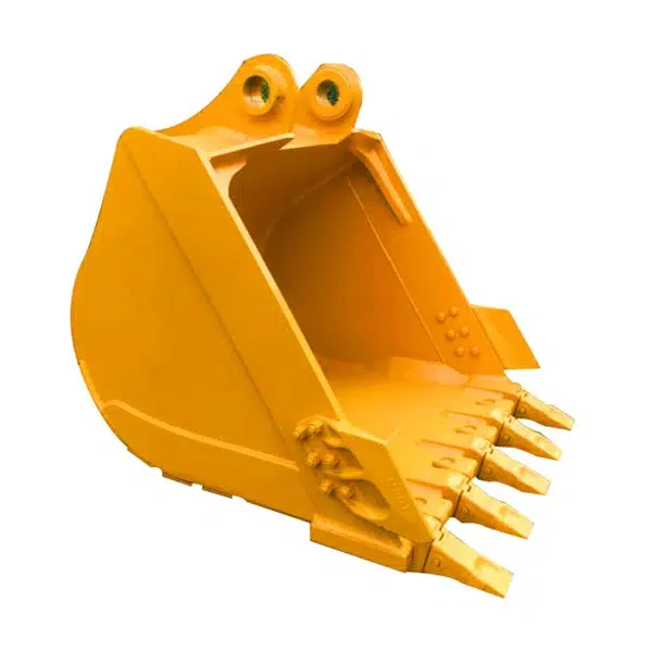 Rock & abrasive material bucket